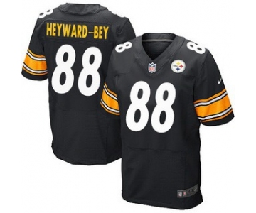 Men's Pittsburgh Steelers #88 Darrius Heyward-Bey Black Team Color NFL Nike Elite Jersey