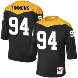 Men's Pittsburgh Steelers #94 Lawrence Timmons Black 1967 Home Throwback NFL Jersey