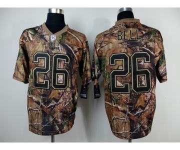 Nike Pittsburgh Steelers #26 LeVeon Bell Realtree Camo Elite Jersey