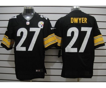 Nike Pittsburgh Steelers #27 Jonathan Dwyer Black Elite Jersey