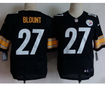 Nike Pittsburgh Steelers #27 LeGarrette Blount Black Elite Jersey