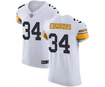 Nike Pittsburgh Steelers #34 Terrell Edmunds White Men's Stitched NFL Vapor Untouchable Elite Jersey