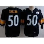 Nike Pittsburgh Steelers #50 Ryan Shazier Black Elite Jersey