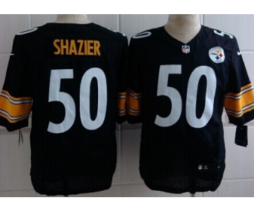 Nike Pittsburgh Steelers #50 Ryan Shazier Black Elite Jersey