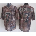 Nike Pittsburgh Steelers #7 Ben Roethlisberger Realtree Camo Elite Jersey