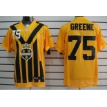 Nike Pittsburgh Steelers #75 Joe Greene 1933 Yellow Throwback Jersey