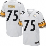 Nike Pittsburgh Steelers #75 Joe Greene White Elite Jersey