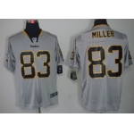 Nike Pittsburgh Steelers #83 Heath Miller Lights Out Gray Elite Jersey