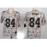 Nike Pittsburgh Steelers #84 Antonio Brown 2013 USMC Camo Elite Jersey