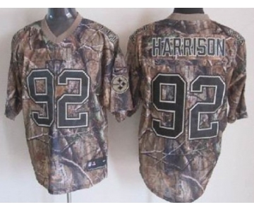 Nike Pittsburgh Steelers #92 James Harrison Realtree Camo Elite Jersey