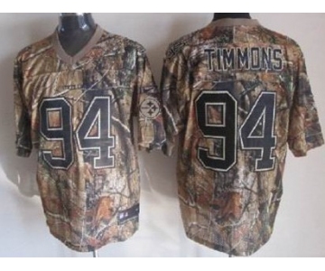 Nike Pittsburgh Steelers #94 Lawrence Timmons Realtree Camo Elite Jersey