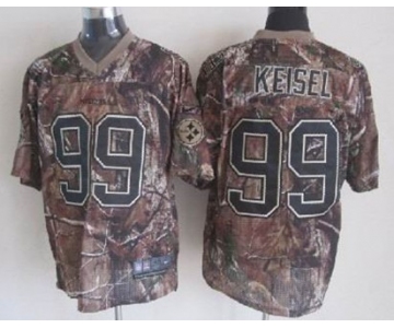 Nike Pittsburgh Steelers #99 Brett Keisel Realtree Camo Elite Jersey