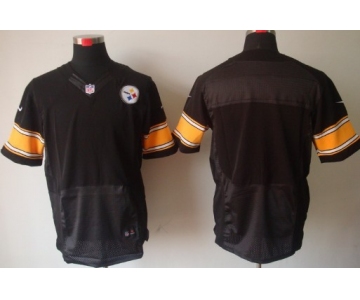 Nike Pittsburgh Steelers Blank Black Elite Jersey