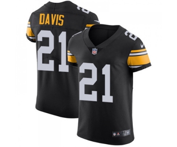 Nike Steelers #21 Sean Davis Black Alternate Men's Stitched NFL Vapor Untouchable Elite Jersey