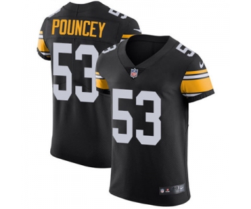 Nike Steelers #53 Maurkice Pouncey Black Alternate Men's Stitched NFL Vapor Untouchable Elite Jersey