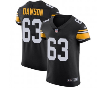 Nike Steelers #63 Dermontti Dawson Black Alternate Men's Stitched NFL Vapor Untouchable Elite Jersey