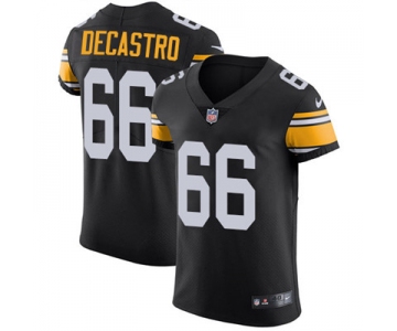 Nike Steelers #66 David DeCastro Black Alternate Men's Stitched NFL Vapor Untouchable Elite Jersey