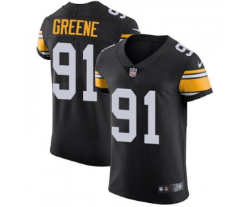 Nike Steelers #91 Kevin Greene Black Alternate Men's Stitched NFL Vapor Untouchable Elite Jersey