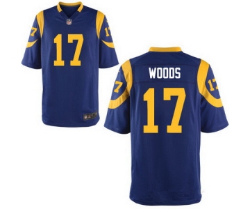 Men's Los Angeles Rams #17 Robert Woods Royal Blue Alternate Stitched NFL Nike Elite Jersey