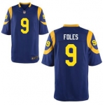 Men's Los Angeles Rams #9 Nick Foles Royal Blue Alternate NFL Nike Elite Jersey