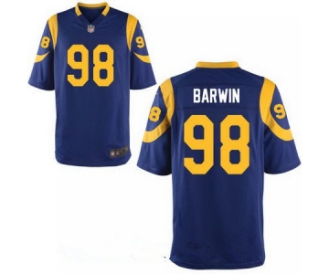 Men's Los Angeles Rams #98 Connor Barwin Royal Blue Alternate Stitched NFL Nike Elite Jersey