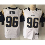 Men's St. Louis Rams #96 Martin Ifedi Nike White Elite Jersey