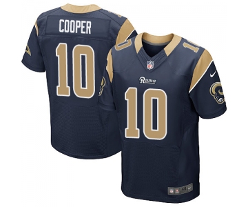 Nike Rams #10 Pharoh Cooper Navy Blue Team Color Men's Stitched NFL Elite Jersey