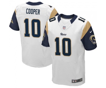 Nike Rams #10 Pharoh Cooper White Men's Stitched NFL Elite Jersey