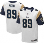 Nike Rams #89 Tyler Higbee White Men's Stitched NFL Elite Jersey