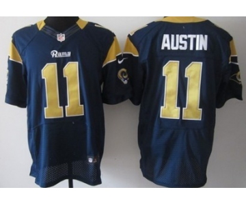 Nike St. Louis Rams #11 Tavon Austin Navy Blue Elite Jersey