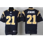 Nike St. Louis Rams #21 Janoris Jenkins Navy Blue Elite Jersey