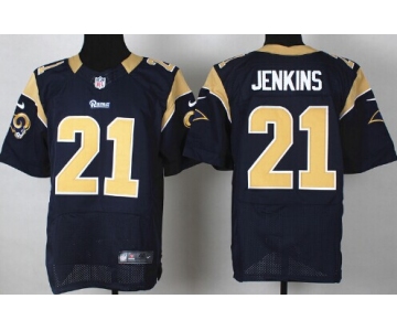 Nike St. Louis Rams #21 Janoris Jenkins Navy Blue Elite Jersey