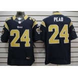 Nike St. Louis Rams #24 Isaiah Pead Navy Blue Elite Jersey