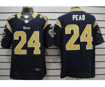 Nike St. Louis Rams #24 Isaiah Pead Navy Blue Elite Jersey