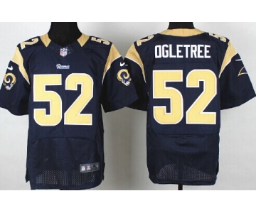 Nike St. Louis Rams #52 Alec Ogletree Navy Blue Elite Jersey