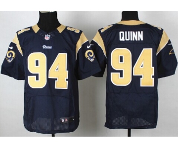 Nike St. Louis Rams #94 Robert Quinn Navy Blue Elite Jersey