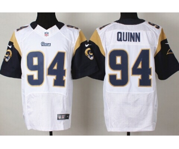 Nike St. Louis Rams #94 Robert Quinn White Elite Jersey