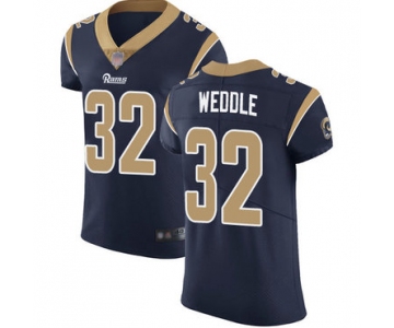 Rams #32 Eric Weddle Navy Blue Team Color Men's Stitched Football Vapor Untouchable Elite Jersey