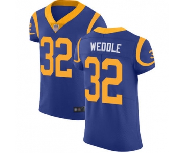 Rams #32 Eric Weddle Royal Blue Alternate Men's Stitched Football Vapor Untouchable Elite Jersey