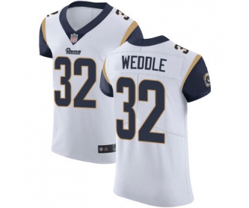 Rams #32 Eric Weddle White Men's Stitched Football Vapor Untouchable Elite Jersey