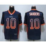 Men's Denver Broncos #10 Emmanuel Sanders Navy Blue Drift Fashion NFL Nike Jersey