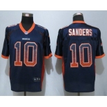 Men's Denver Broncos #10 Emmanuel Sanders Navy Blue Drift Fashion NFL Nike Jersey