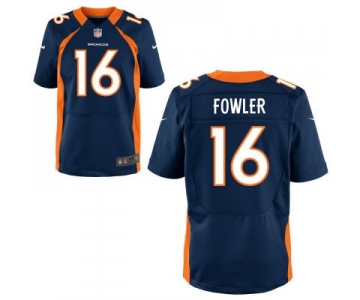 Men's Denver Broncos #16 Bennie Fowler Navy Blue Alternate NFL Nike Elite Jersey