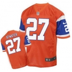 Men's Denver Broncos #27 Steve Atwater Retired Player Orange 1998 Retro Elite Jersey