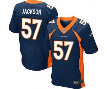 Men's Denver Broncos #57 Tom Jackson Navy Blue Retired Player NFL Nike Elite Jersey