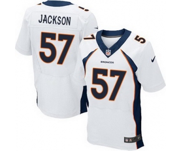 Men's Denver Broncos #57 Tom Jackson White Retired Player NFL Nike Elite Jersey