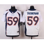 Men's Denver Broncos #59 Danny Trevathan White Road NFL Nike Elite Jersey