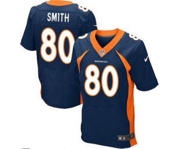 Men's Denver Broncos #80 Rod Smith Navy Blue Retired Player NFL Nike Elite Jersey