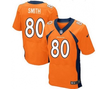 Men's Denver Broncos #80 Rod Smith Orange Retired Player NFL Nike Elite Jersey