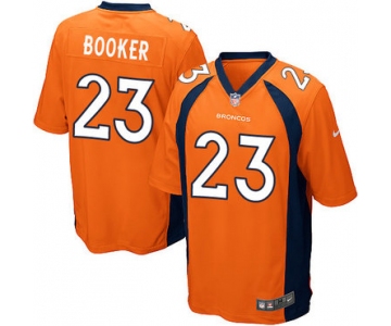 Nike Broncos #23 Devontae Booker Orange Team Color Stitched NFL New Elite Jersey